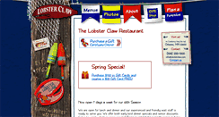 Desktop Screenshot of lobsterclaw.com